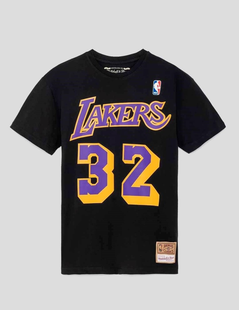 T-shirt MITCHELL & NESS n&n tee lakers magic black